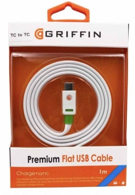 Кабел,  GSM,  Type-C to Type-C -1m GRIFFIN