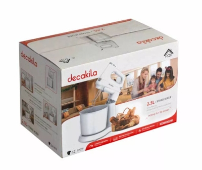 Миксер,  DECAKILA KEMX002W с купа, 200W, 2.5л.