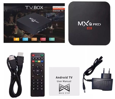 , , Смарт тв бокс, MXQ Pro 5G Tv Box, 8GB RAM, 128GB ROM, Android 11.1, 4k