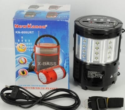 Радиоприемник . KN-608URT +USB и SD/MMC и LED фенер 