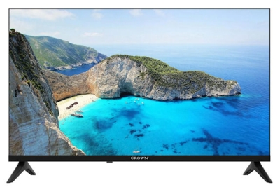 LED ТEЛЕВИЗОР,  Crown, 32" LED 32FB02AWH SMART TV , 1366x768 HD Ready , 32 inch, 81 см, Android , LED , Smart TV