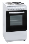 Готварска печка,  FINLUX FXC-522M (ток/газ) , 2 газ 2ток , Бял